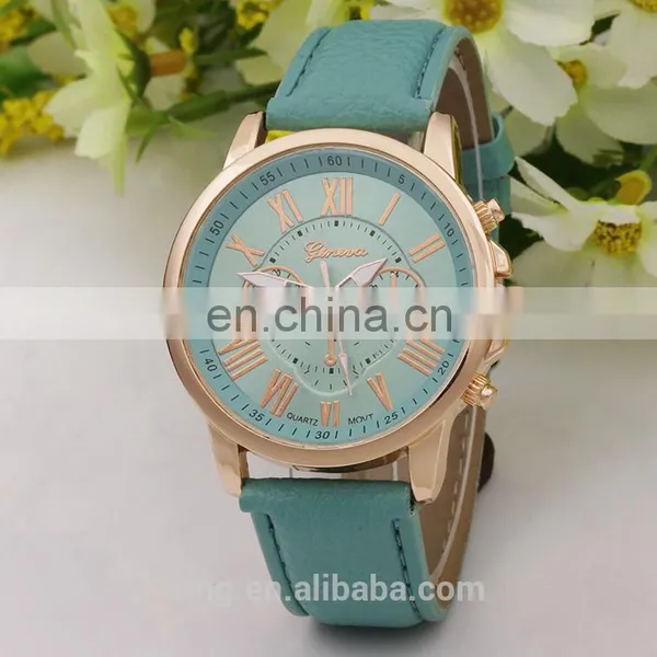 Alloy Case Quartz Watch With Leather for Mens photo-3