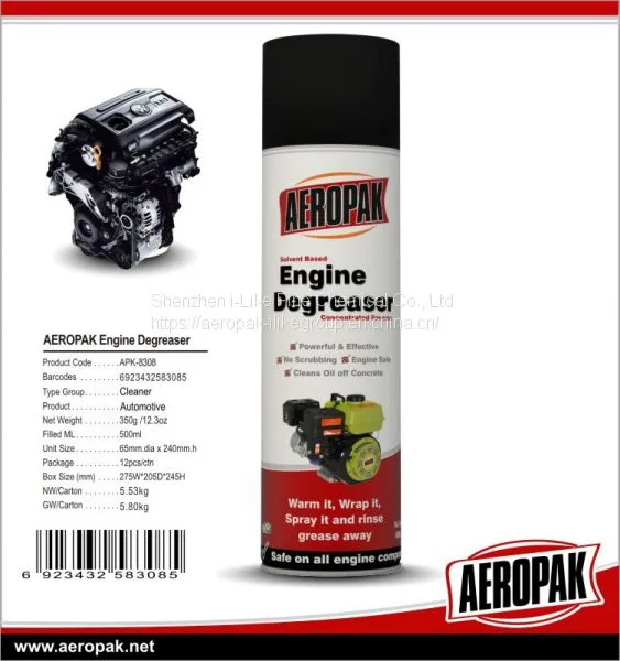 Aeropak Fast Dry Engine Surface Degreaser Cleaner For Auto