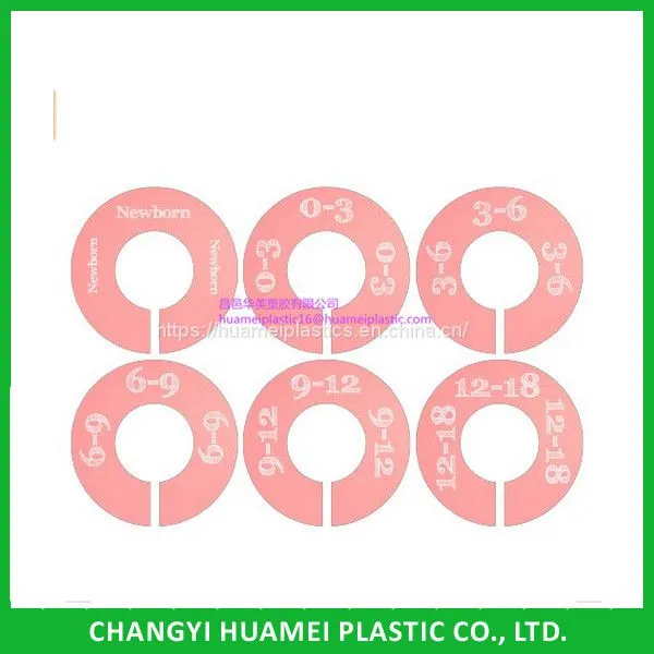 Plastic Round Shape Clothing Size Ring Dividers photo-2