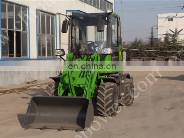 0.6ton 4 Wheel Drive New Compact Hydraulic Mini Wheel Loader With CE photo-5