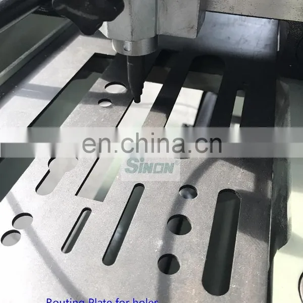 Single Axis Single Head Aluminium and PVC Window Copy Router Machine photo-7