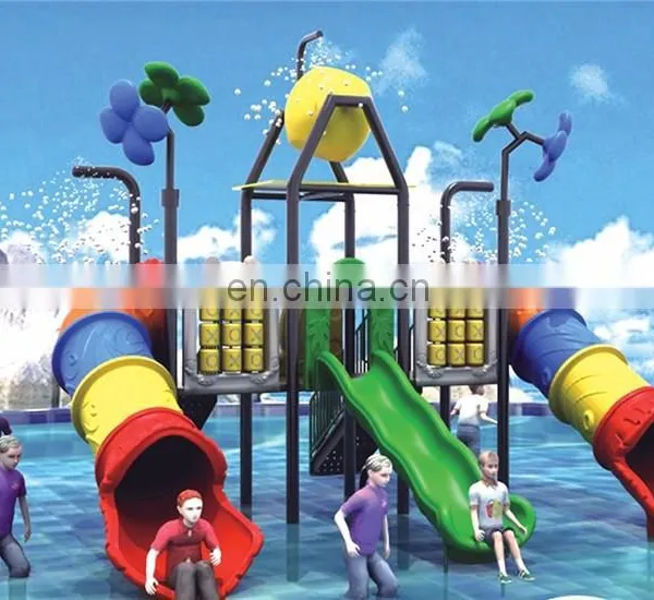 Best Quality Children Water Park Equipment Large Plastic Curved Playground Slides for Sale photo-7