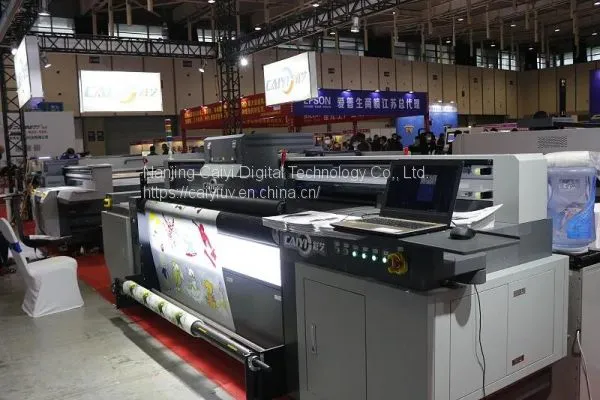 Caiyi 2.0m UV Hybrid Printer for Color-white-color Printing on Transparent Film