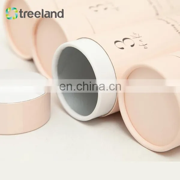 Eco Friendly Recyclable Rose Dusting Powder Use Paper Tube Packaging With Rolled Edges photo-4