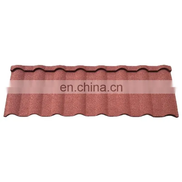 Bond Colorful Stone Coated Roof Tiles Bond Type Telhados Sun Terracotta Metal Black And Gray Color Metal Roof Tile In Nigeria