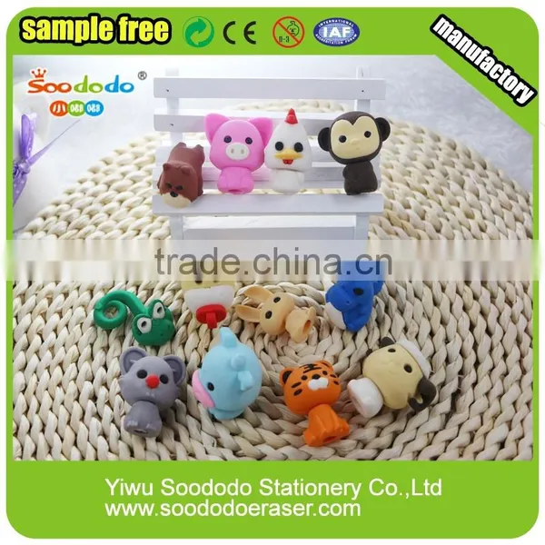 Chinese Zodiac Shaped Eraser Pencil Topper With Eraser photo-2