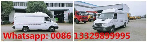 Good Price IVECO Brand 4*2 Refrigerated Minivan Car for Sale, photo-3