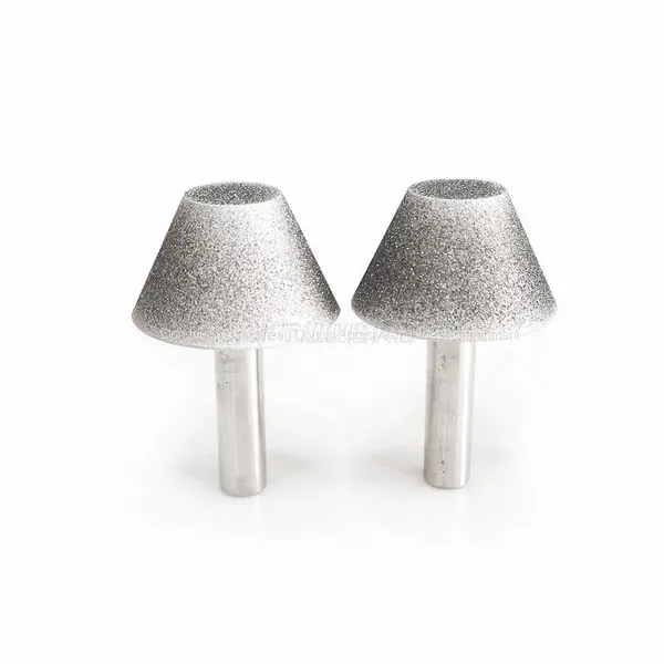 Customized Trapezoidal 52 Degree Grinding Head for Ceramic Processing With Diamond Grinding Rod and Diamond Sand Chamfering Grinding Head photo-3