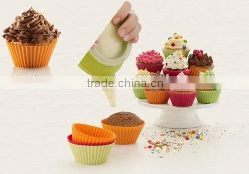 Heat Protective Mini Silicone Cake Baking Mould,Muffin Cups photo-6