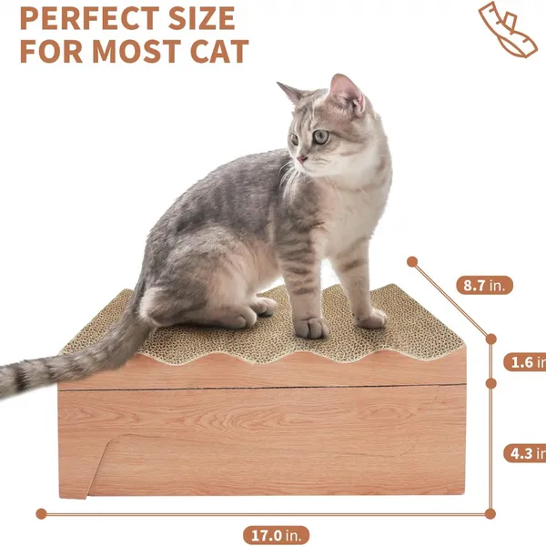 MeowLove Hot Sales Scratcher Cat Play Toy Corrugated Cardboard Cat Scratcher Cat Cardboard photo-2