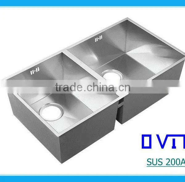 Handmade Sink Stainless Steel Kitchen Sink-SUS100A-1 photo-2