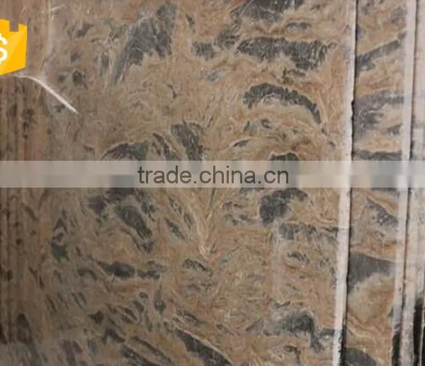Good Quality Factory Supply Polished Gold Moca Marble Stone photo-3