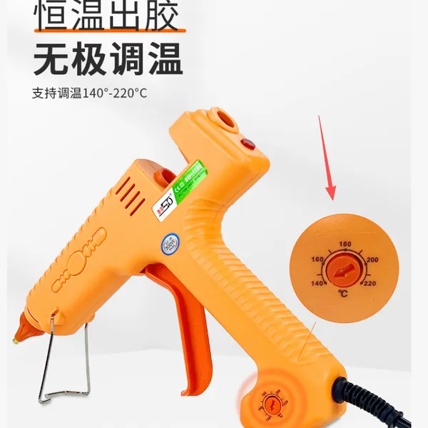 300W Industrial Thermostatic Type Glue Gun Hot Glue Gun Temperature Adjustment Hot Melt Glue Gun photo-5