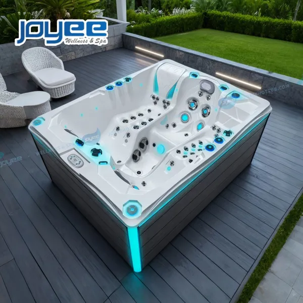 Joyee Factory Best OEM China Hot Tub Garden 3 People Top Outdoor Spa Hottubs Manufacturer I Model: Bern