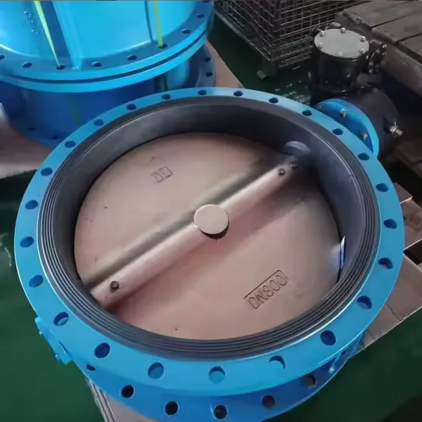 BS Manual Industrial Butterfly Valve Big Size-DN1000 WCB GGG50 Cast Steel Worm Gear Double Eccentric Flange Hard Seal Ductile photo-5