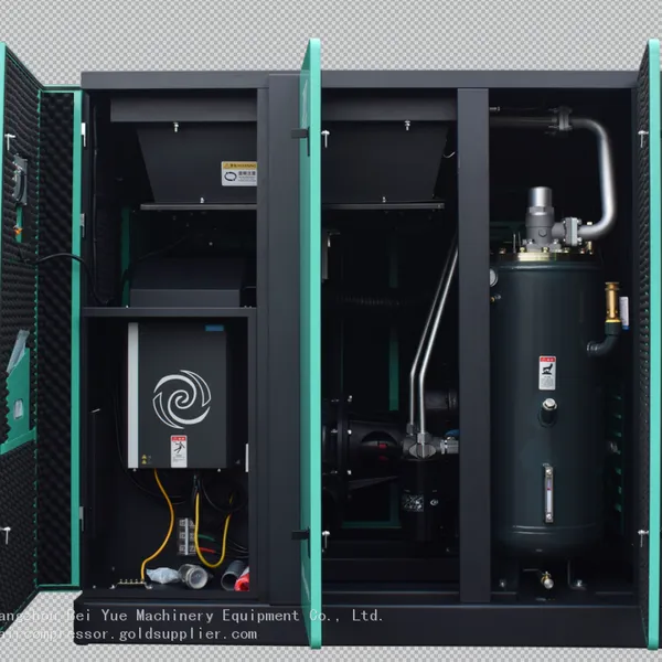 BY55KWDouble Screw. Double Stage Compressed Air Compressor.10m3/min 6-8barMore Energy-efficient. photo-1