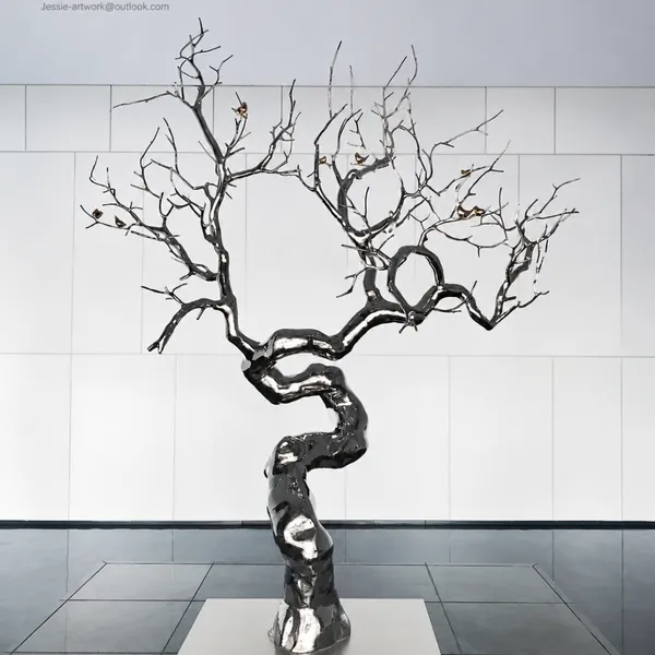 Stainless Steel Abstract Sculpture photo-4