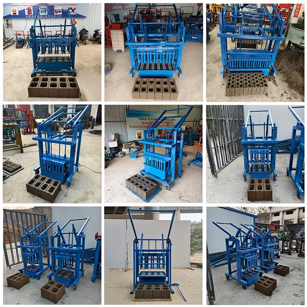 Factory Price Non Powered Manual Small Concrete Brick Making Machine Hollow Brick Interlocking Paving Brick photo-4