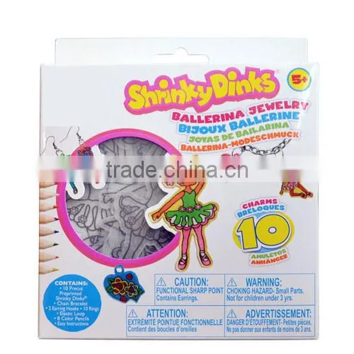 Diy Shrinky Dinks Bracelet and Necklace Creative Crafts for Kids photo-4