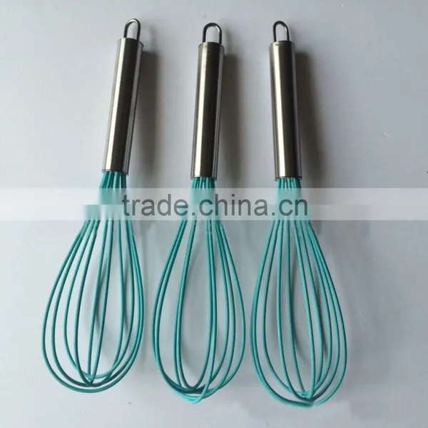 In Stock Hot-selling Cheap Kitchen Egg Whisks 6inch Hand Egg Beater Mixing Silicone Egg Whisk Manual Egg Beater 47G photo-3