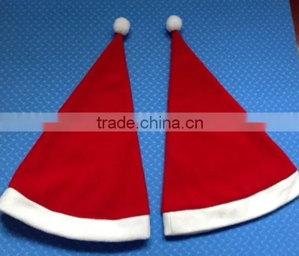 2015 Wholesale Fleece Santa Hat,Christmas Hat