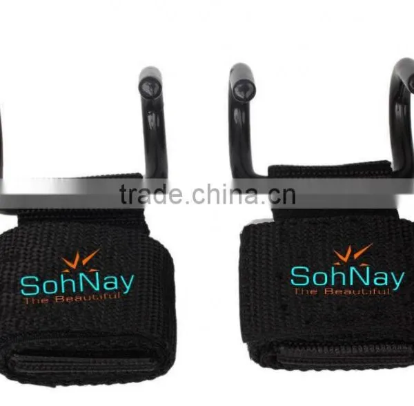 Rod Hook Weight Lifting Straps With Customized Logo