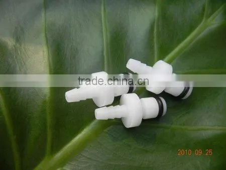 1/8" POM NBR Hose Barb Plastic Quick Disconnect Coupling Insert Plug