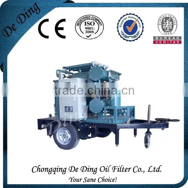 TY Series Turbine Oil Filtration Machine/Low-viscosity Lubricating Oil Purifier