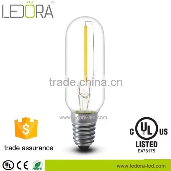 New Design UL Listed Led Linear Light Vintage Shape T25 E27 E14 Tubular 5w Led Bulb photo-3