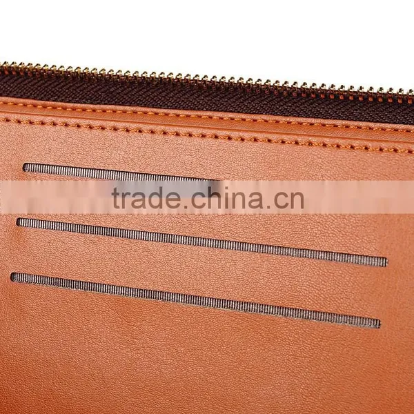 Unisex Promotional Leather Pouch Sleeve Credit Card Holder photo-3