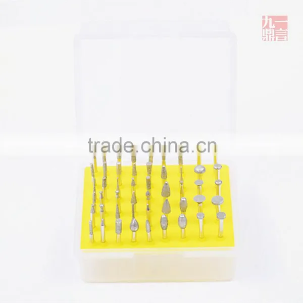 50pcs Diamond Diamond Burr Bit Set Abrasive Mounted Points Kit For Rotary Tool photo-2