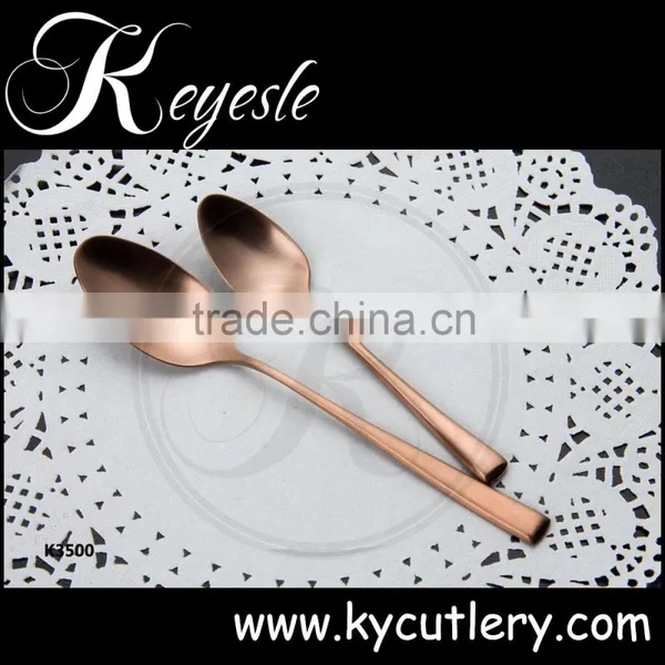 Copper Cutlery,stainless Gold Plated Flatware Quality Cutlery Set photo-2