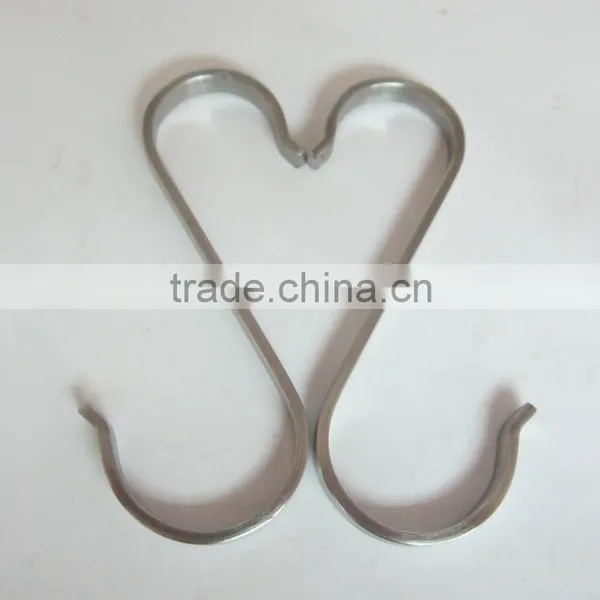 Hot Selling Stainless Steel 304 2mm Plain S Hanger Hook For Garment photo-2