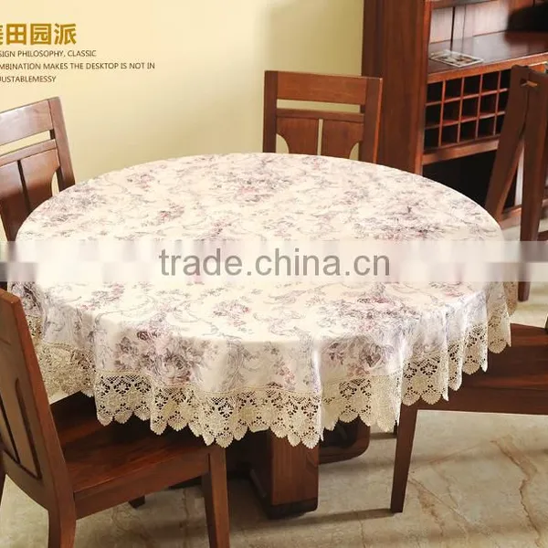 2016 Hot Sale Europe-style Polyester Jacquard Table Cloth for Wedding Banquet photo-2