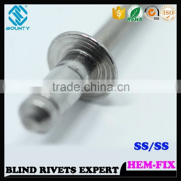 HIGH QUALITY HOT SELLING FACTORY HIGH STRENGTH HEM TYPE BLIND RIVETS FOR AUTOMOTIVE photo-5