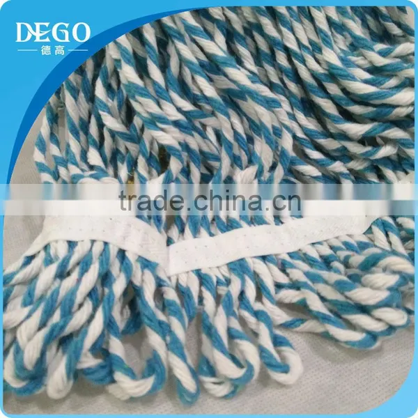Cangnan Wire-bound Cut-end Cotton Wet Mop Head Manufaturer photo-3