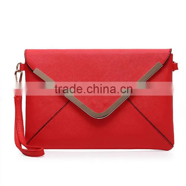 2016 New European and American Fashion Multicolor Handbag Envelope Bag Hand Shoulder Diagonal photo-3