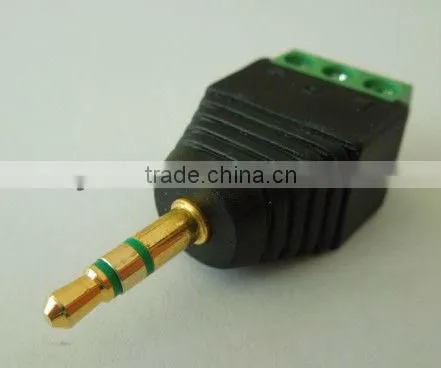 3.5mm Stereo Audio Plug to DC adapter for CCTV Camera