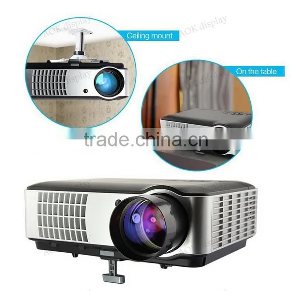 HD 1080p Home Office LED Projector LCD Multimedia Video System 4200 Lumens For Home Cinema Theater Games Education Business photo-6