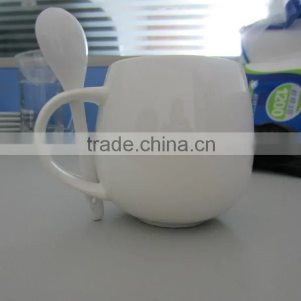 Wholesale White 10 oz Porcelain Couple Mugs photo-2