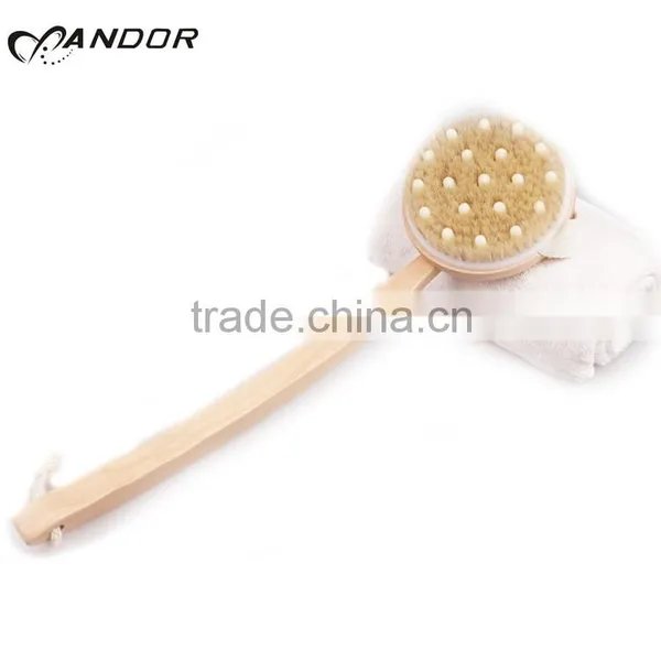 Hot&new Natural Bristle Bath Body Brush photo-2