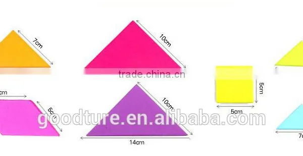 2015 Hot Sale Big Size Colorful Wooden Tangram Jigsaw Puzzle photo-2