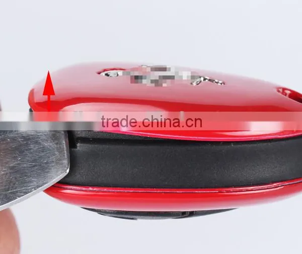 Ferrari F430 Key For Uncut Blade Replacement Remote Key Shell Case Fob 3 Butotn photo-5