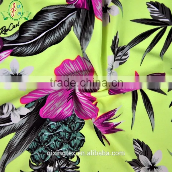 Waterproof Digital Vivid Printing Nylon Spandex Fabric photo-5