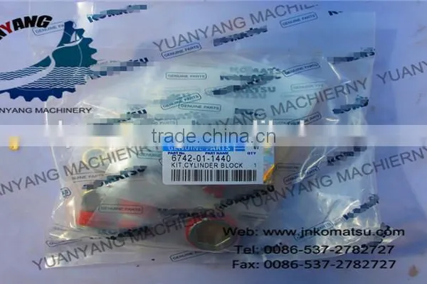 High Quality Wheel Loader WA420-3 cylinder block kit,hardware kit 6742-01-1440