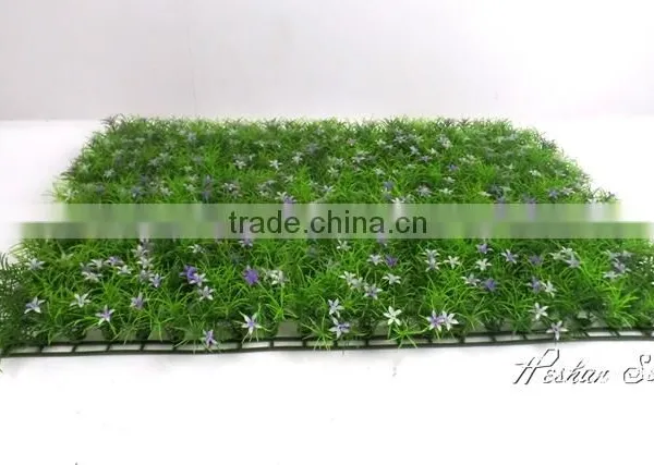 Plastic Grass Artificial Boxwood Turf With Flowers Milan Grass Mat for Football Flooring Decor photo-4