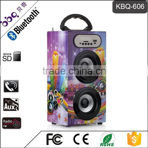 BBQ KBQ-606 10W 1200mAh Hot Selling Remote Control Marquee Light LED Speaker Bluetooth Portable