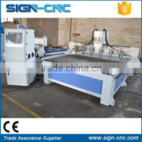 Factory Price 4x8 Feet Router Cnc, Woodworking 1325 Cnc Router Machine With Multi Heads photo-4