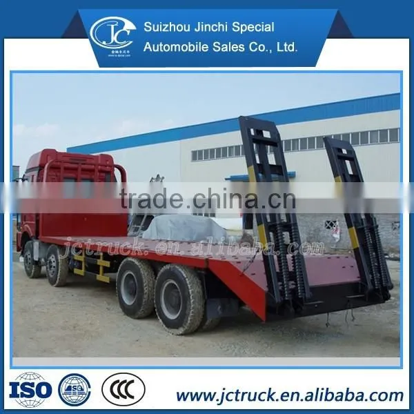 FAW J6 8X4 Flat Plate Transport Truck photo-3