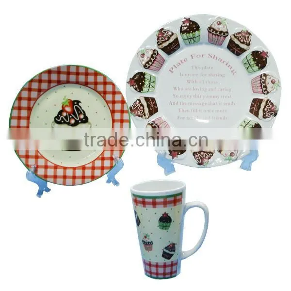 Christmas Custom Children Stoneware Dinner Set